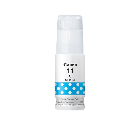 CANON GI-11 CYAN – BOTELLA DE TINTA PARA CANON PIXMA G2160 / G3160 /G4170 RENDIMIENTO 7,700 PAGINAS